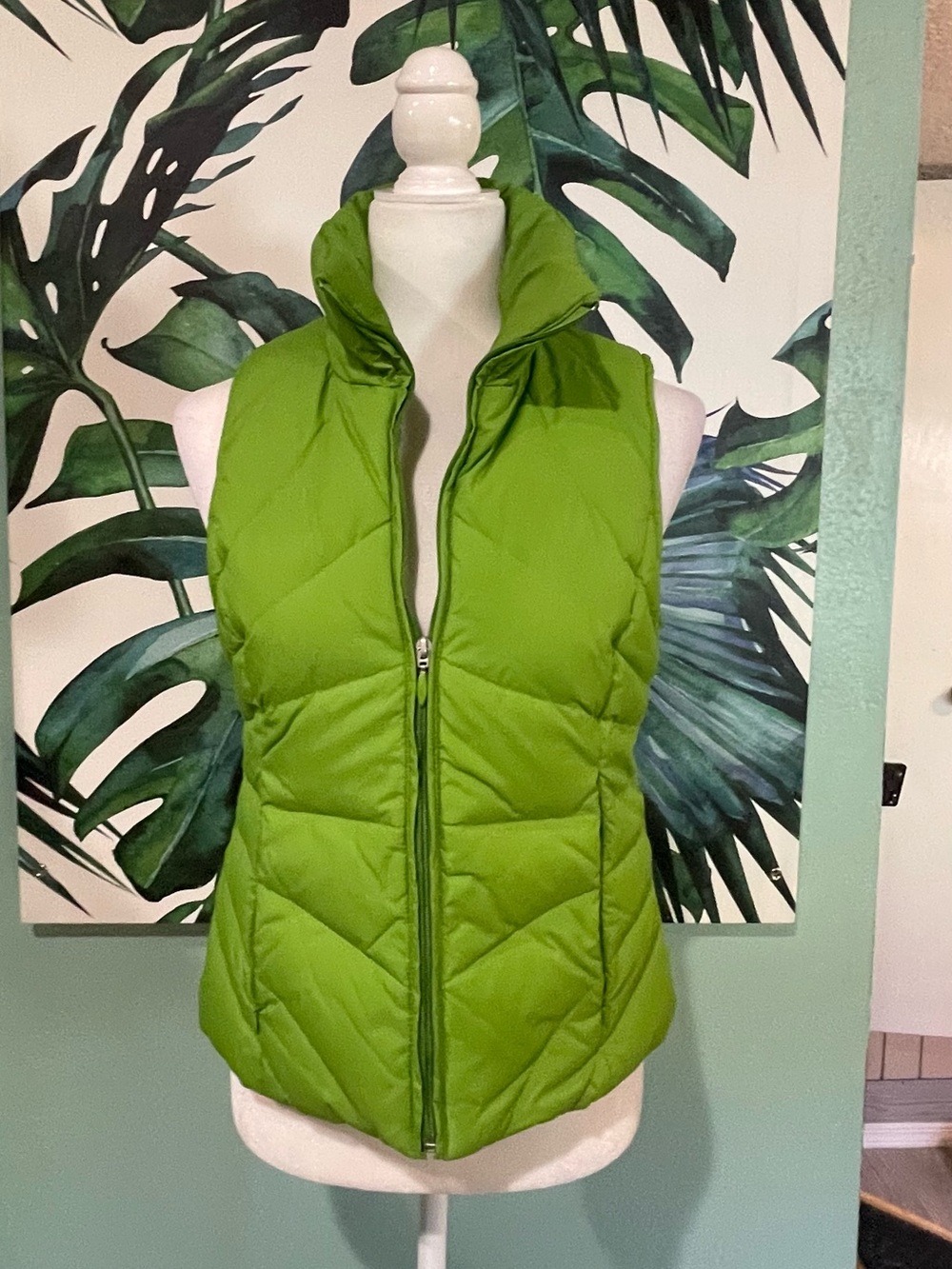 Kenneth Cole G3 Apparel Bright Green Quilted Puffer Vest